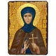 Икона Феодосия Константинопольская преподобномученица ,икона на дереве 130х170 мм (3637-1) - изображение 1
