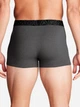 Набор трусов боксеров мужских хлопковых Under Armour 1383891-025 XXL 3 шт Серый/Красный/Черный (1200122271169) - изображение 3