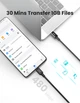Кабель UGREEN US300 USB-C to USB-C 100W 5A QC4.0 PD3.0 1m Black (80371) - зображення 6