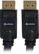 Кабель Sharkoon DisplayPort - DisplayPort 1.3 4K M/M 3 м Black (4044951021437) - зображення 3