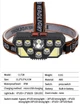 Яркий мощный аккумуляторный налобный фонарь HEADLIGHT CLT28 20 светодиодов 35Вт сверхяркий фонарь - изображение 2