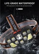Яркий мощный аккумуляторный налобный фонарь HEADLIGHT CLT28 20 светодиодов 35Вт сверхяркий фонарь - изображение 6