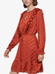 Платье короткое осеннее женское Tommy Hilfiger 613511261 8 Коричневое (1159814807) - изображение 4