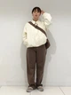 Куртка демисезонная короткая женская Uniqlo 743481950 L Молочная (1159814834) - изображение 13
