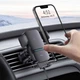 Автомобильный держатель с беспроводной зарядкой Baseus 15W Alignment Car Mount Black (CGZX000001) - изображение 2