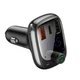 FM-трансмиттер Baseus FM Launcher S-13 2 USB + Type-C (CCMT000101) - изображение 4