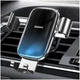 Автотримач в авто для мобільних на дефлектор Glaze Gravity Car Mount Black, Baseus (SUYL-LG01) - зображення 5
