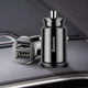 Автомобільний зарядний пристрій Baseus Small Rice Grain 3.1А Black (CCALL-ML01) - зображення 2