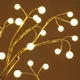Настольный декоративный ночник дерево светильник Bonsai Led золотистый с теплым светом от USB или 3AA. - изображение 2