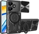 Чехол Magnetic Shield для Xiaomi Redmi 13 бампер противоударный с подставкой кольцом Black - изображение 1