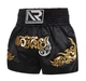 Шорти для тайского боксу та кікбоксингу Lion Another Boxing розмір S, ріст 130-140 см, чорні з золотим (TSH-04-S) - изображение 2