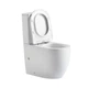 Унітаз підлоговий Qtap Robin New Ultra Quiet безобідковий із сидінням Soft-Close WHITE QT13226083AW - зображення 5