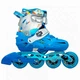 Детские раздвижные ролики Flying Eagle S6S Junior Размер 33-37 Синие - изображение 2