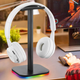 Подставка для наушников SV T11 с атмосферной RGB-подсветкой Черный (sv3886t11) - изображение 2