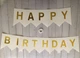 Паперова гірлянда з прапорців Happy Birthday Honey Fashion Accessories 3м білий (12-206) - зображення 2