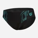 Подростковые плавки для мальчика Arena REFLECTING SWIM BRIEFS 007340-500 164 см Черные (3468337304562) - изображение 5