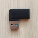 Переходник адаптер угловой USB 3.2 (USB 3.0, 2.0) Male-Female 10Gbps, металл (485660) - изображение 2