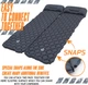 Надувной туристический коврик каремат с подушкой Eagle Rock 40DNylon TPU 188х58х6 см Серый (NAD00312) - изображение 7