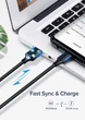 Кабель UGREEN US287 USB 2.0 to USB-C QC3.0 3A 0.25m White (60119) - изображение 4