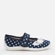 Детские текстильные тапочки для девочки Zetpol JULIA 5947 32 Navy/White (ROZ6501039447) - изображение 1