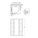Душова кабіна Lidz Wawel SC90x90.SAT.LOW.GR, скло тоноване 4 мм без піддона - зображення 2