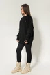 Туніка-светр кофта Suzie Айшель Чорна SW151-Y4F24 128-134см - зображення 4