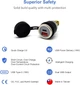 Мотозарядка Cliff Top 28W під розетку DIN Hella зарядка USB+PD з підсвіткою Металева - зображення 2
