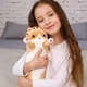 Мягкая игрушка подушка Длинный Кот Батон Плюшевая обнимашка антистресс (50см) Коричневая - изображение 5