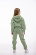 Детский спортивный утепленный костюм Kindamor Warm Autumn Olive для девочки, флис 116 см оливковый - изображение 4