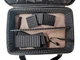 Сумка для косметолога, визажиста 24246 (2 отделения, 40 х 29 х 21 см), Бежевая - изображение 4
