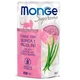 Вологий корм для дорослих стерилізованих котів Monge (Монж) Supreme Sterilised тунeць з кіноа та стручковою квасолею, 80 г - зображення 1