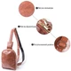 Компактная женская сумка через плечо на два отделения из экокожи VINTAGE Bag 22783 Коричневый - изображение 4
