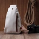 Женская экокожаная сумка через плечо с отверстием для наушников Vintage Белый в городском стиле (bg227fash85) - изображение 10