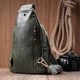 Зручна міська жіноча сумка через плече з екошкіри Vintage у зеленому кольорі (bg227fash56) - зображення 14
