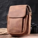 Компактна шкіряна сумка для чоловіків Vintage bg228fash11 Коричнева - зображення 14