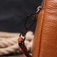 Жіноча шкіряна сумка Vintage 19,5х12,5х7 см руда стьобана на два відділення 60724 - зображення 13