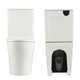 Унітаз підлоговий Qtap Virgo Ultra Quiet безобідковий з сидінням Soft-close WHITE QT18226092AW - изображение 5