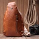 Невелика вертикальна жіноча сумка через плече з гладкої екошкіри Vintage Рудий (bg227fash67) - зображення 10
