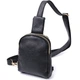 Небольшая женская сумка через плечо на два отделения из экокожи VINTAGE Bag 22784 Черный - изображение 1
