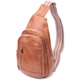 Цікава сумка-слінг для жінок з екошкіри VINTAGE Bag 22749 Рудий - зображення 1