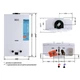 Колонка газова димохідна Thermo Alliance JSD20-10CLM 10 л White - зображення 2