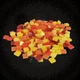 Кусочки мозаики 0,5*0,5см Цвет Красный и желтый смешанный (200шт 12гр) из акриловой смолы. Форма квадрат. (7996) - изображение 5