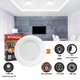 Світильник точковий 6W 4200K ETRON Downlight 1-EDP-622 LED врізний круглий білий - зображення 2