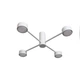 Люстра потолочная 100lamp Copter 4хGX53 NL 8041-4 WH белая (618762) - изображение 2