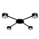 Люстра потолочная 100lamp Copter 4хGX53 NL 8040-4 BK черная (618807) - изображение 2