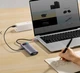 Хаб - конвертер Baseus Metal Gleam Series 6-in-1 Type-C HUB Docking Station CAHUB-CW0G - зображення 8