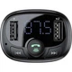 FM-трансмиттер модулятор Baseus T Shaped S-09A Car Bluetooth MP3 Player (Standard Edition) CCMT000001 Black - зображення 2