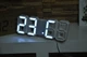 LED годинник з термометром CAIXING CX-2218 White білий циферблат - изображение 5
