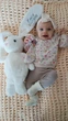 Іменний м'який зайчик білий 39 см HeyBaby - изображение 3