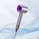 Фен для волос HOCO HP11 Plus High-speed negative ion hair dryer EU 1600W Grey-Purple (6942007631570) - изображение 6